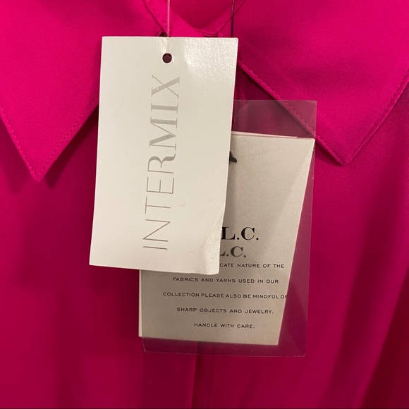 A.L.C. Size 8 Pink Blouse - Picture 8 of 9